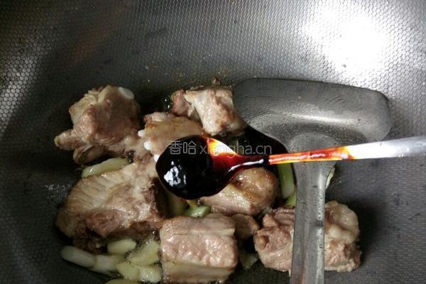 豆角炖排骨的做法图解4