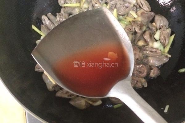 爆炒鸡心的做法图解5