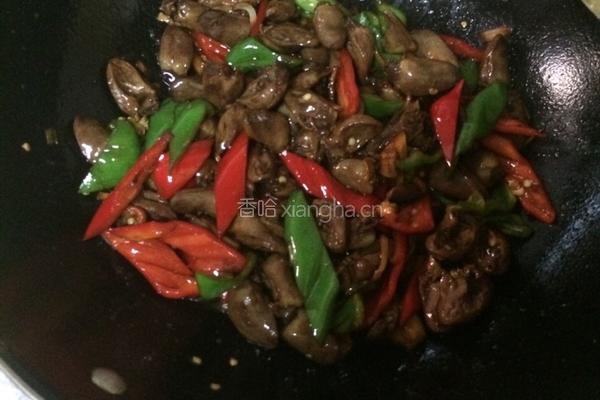 爆炒鸡心的做法图解8