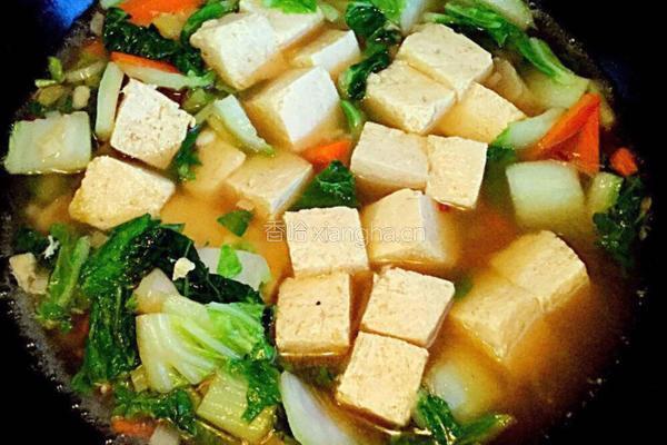 白菜炖冻豆腐的做法图解9