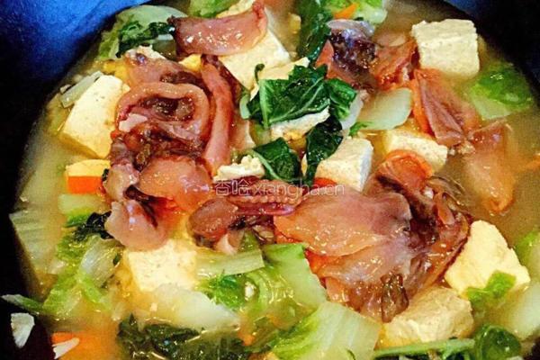 白菜炖冻豆腐的做法图解11