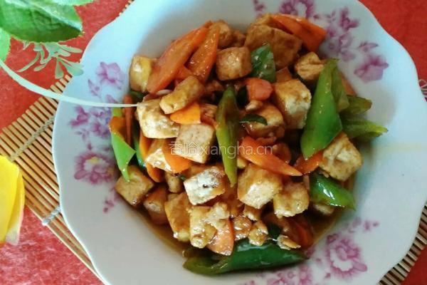 炒豆腐的做法图解9