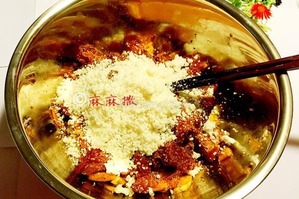 粉蒸排骨藕的做法图解7