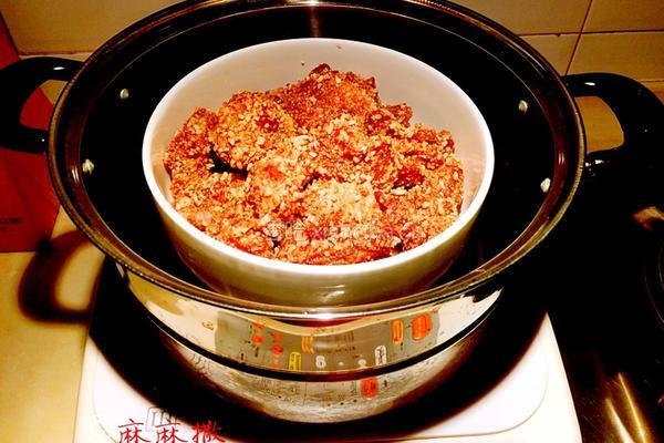 粉蒸排骨藕的做法图解12