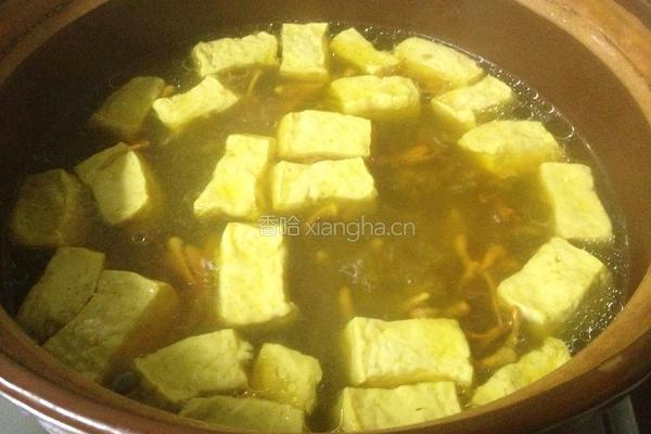 虫草花豆腐汤的做法图解7