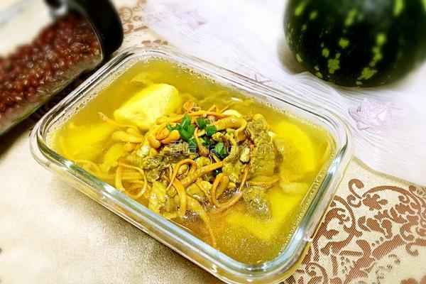 虫草花豆腐汤的做法图解8