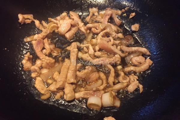 肉丝面的做法图解3