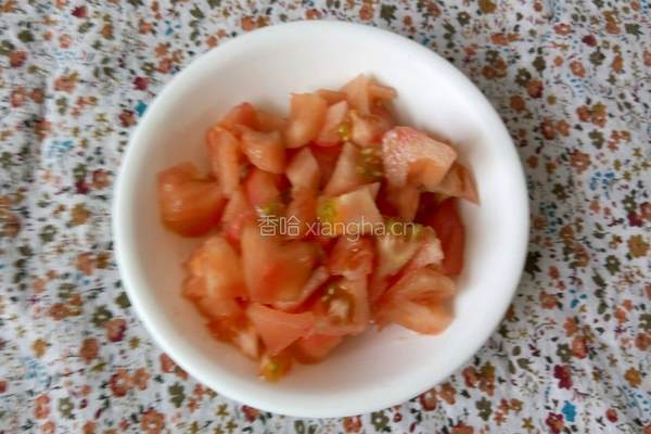 番茄鸡蛋烩饼的做法图解5