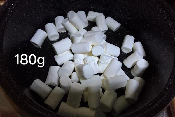 植物油不粘锅版牛轧糖的做法图解2