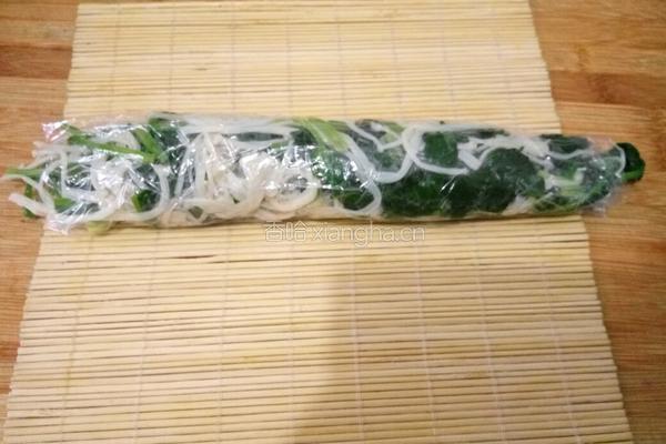 菠菜拌金针菇的做法图解9