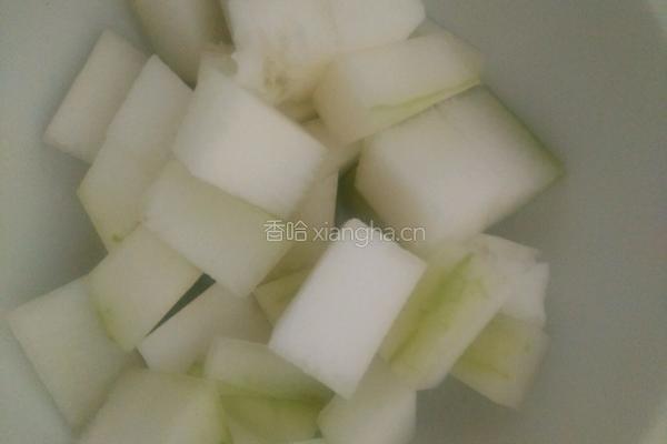 肉丸冬瓜汤的做法图解3