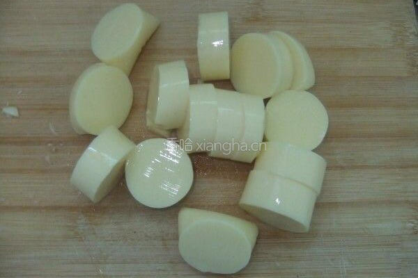 日本豆腐蒸虾仁的做法图解2