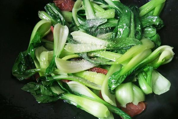 炒油菜的做法图解5