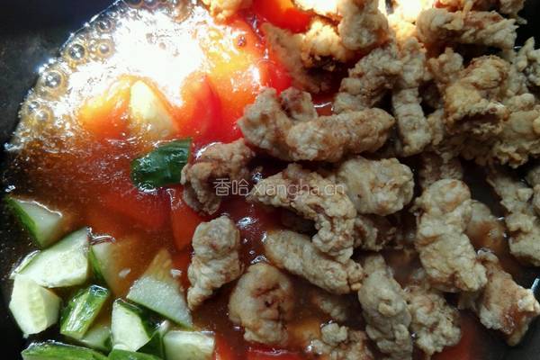 糖醋肉段的做法图解10
