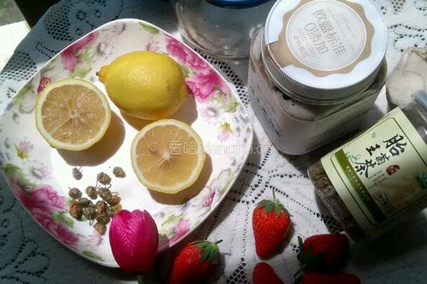 柠檬蜂蜜菊花茶的做法图解1