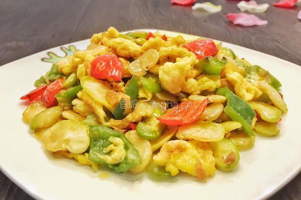 蚕豆米炒鸡蛋的做法图解11