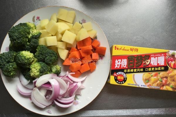 蔬菜咖喱饭的做法图解2