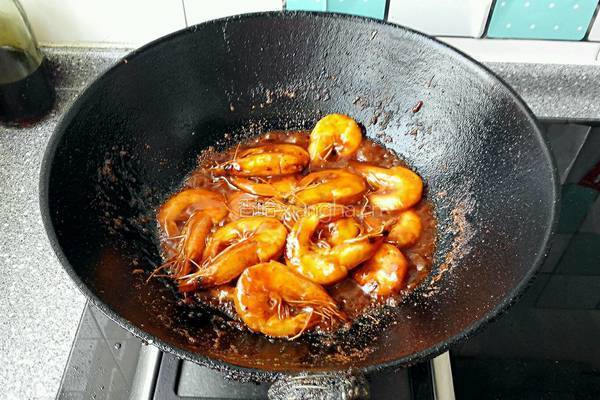 番茄大虾的做法图解11