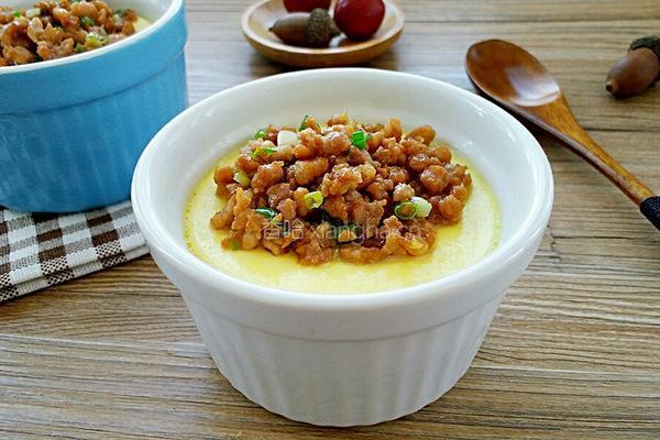 肉末蒸蛋羹的做法图解12