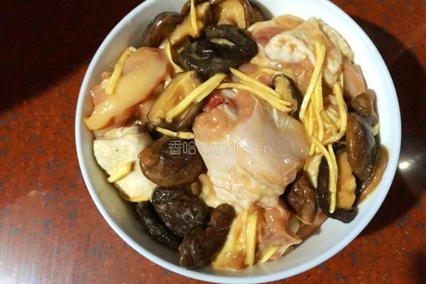 香菇滑鸡的做法图解9