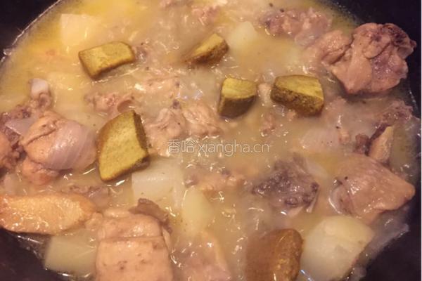 咖喱鸡块饭的做法图解6