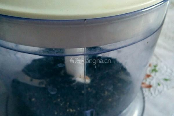 黑芝麻粥的做法图解4