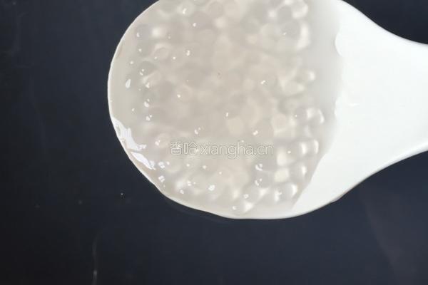 金芒鲜奶西米露的做法图解6