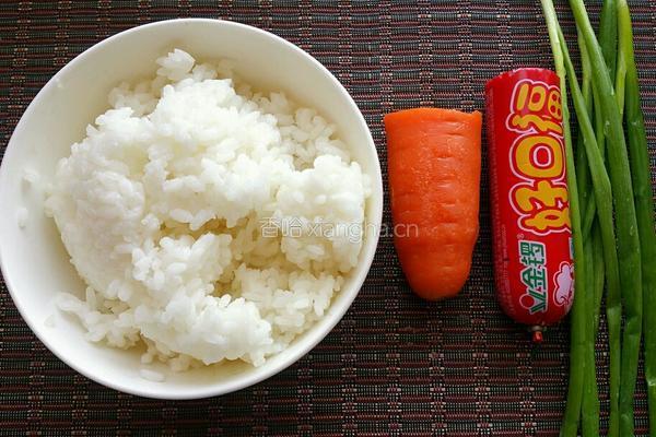 懒人酱油炒饭的做法图解1