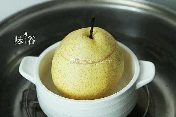 冰糖川贝炖雪梨的做法图解4