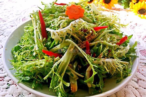 凉拌苦菊菜的做法图解6
