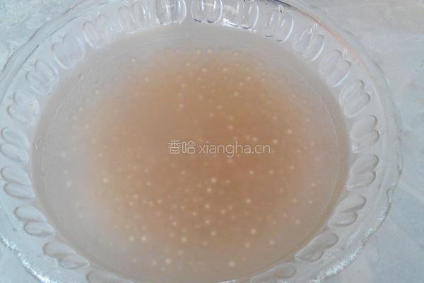 椰奶西米露的做法图解5