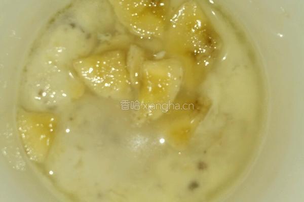 香蕉牛奶鸡蛋羹的做法图解11