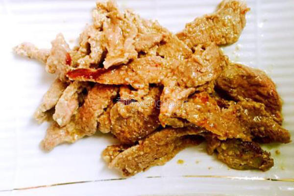 孜然羊肉片的做法图解7