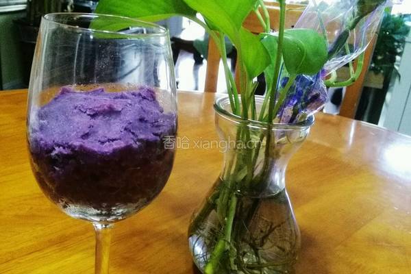 懒人甜品 酸奶紫薯的做法图解6