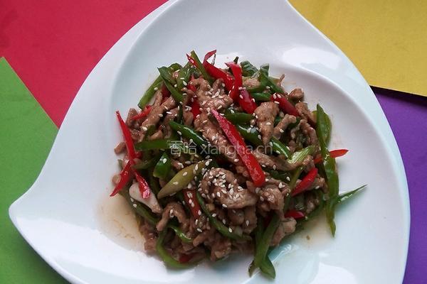 尖椒炒肉丝的做法图解7