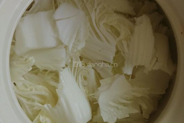 砂锅白菜冻豆腐的做法图解7