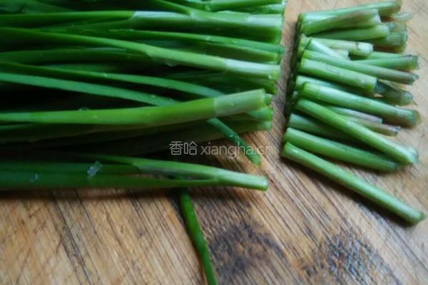 凉拌韭菜的做法图解4
