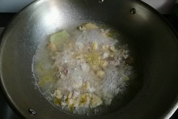 蚕豆烧鸡肉的做法图解5
