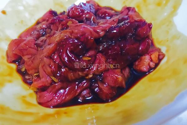 牛肉炒芹菜的做法图解4