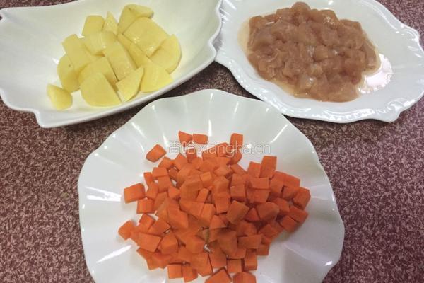 咖喱鸡肉焗饭的做法图解2