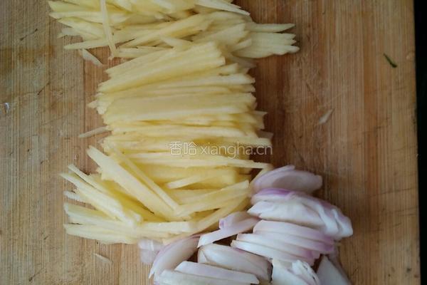 土豆炒洋葱的做法图解4