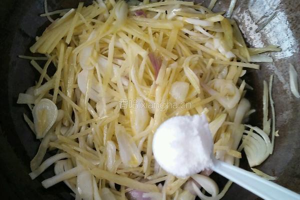土豆炒洋葱的做法图解7