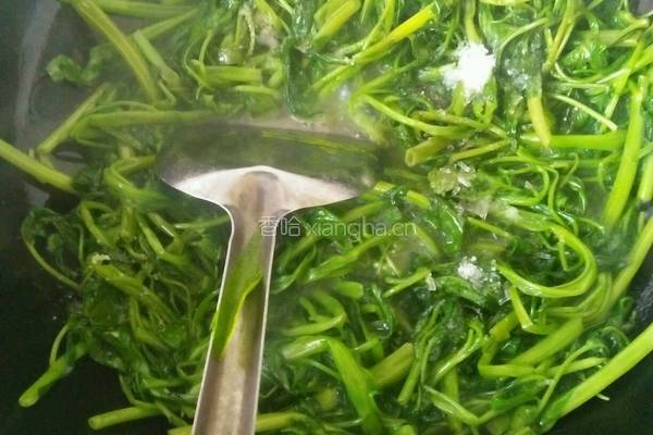 素炒空心菜的做法图解4