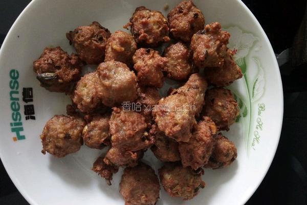 炸肉丸子的做法图解13