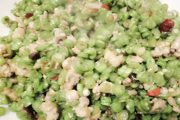 肉末豆角的做法图解6