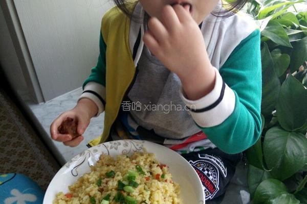 黄金蛋炒饭的做法图解8