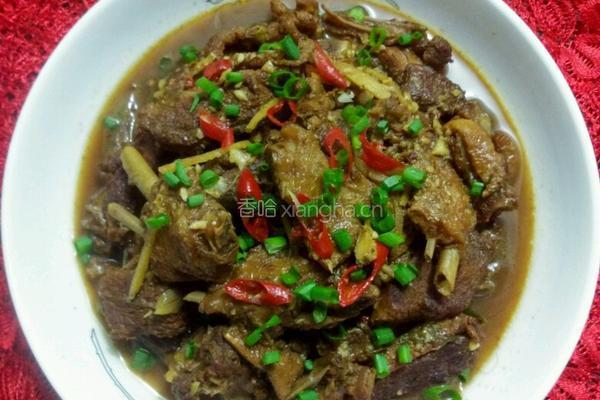 红烧鸭肉的做法图解8