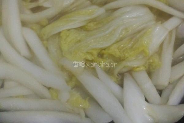 清炒白菜的做法图解3