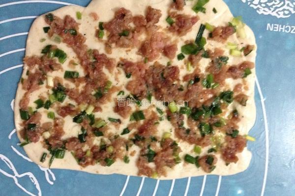 烫面葱香千层肉饼的做法图解9