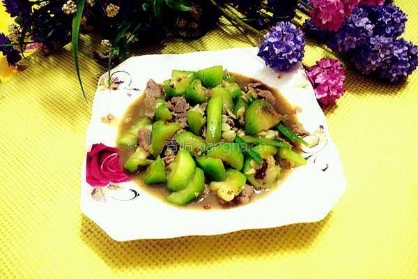 家常丝瓜炒肉的做法图解8